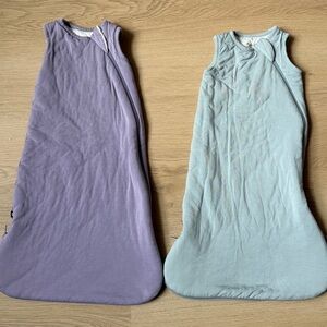 2 x Kyte Baby Sleep Sack XS 1.0 TOG Taro and Fog